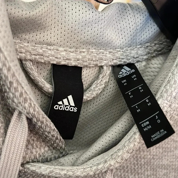 Men Adidas hoodie sweater size M New without Tags - Picture 7 of 7